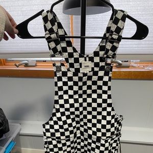 SOLD - Vans Checkered Overall Dress